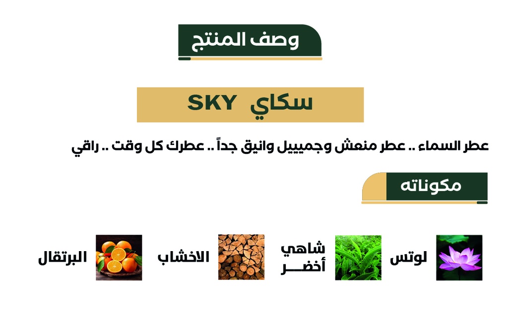 عطر سكاي SKY من رسيس للعطور 75مل